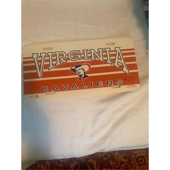 Virginia Cavaliers Plastic Tag - Picture 1 of 2